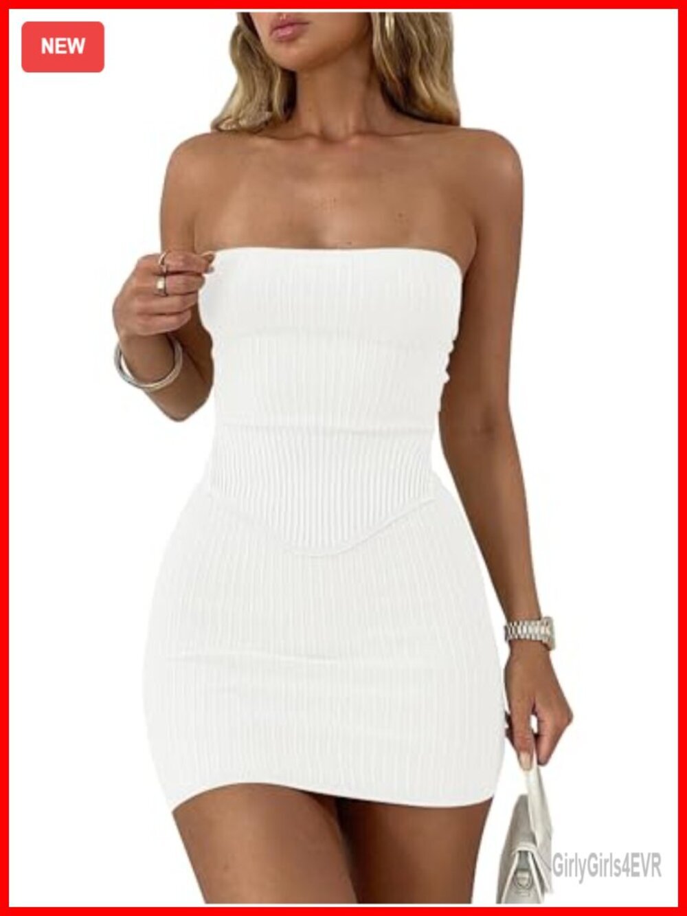 Women 2 Piece Skirt Set Strapless Crop Top Bodycon Mini Club Dress Outfit